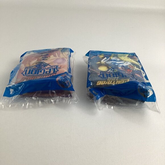 Legion Of Super Heroes McDonald's Toys #4 Mano #3 Lightning Lad Lot New Sealed - Picture 4 of 6